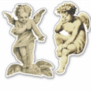 Recherche de valentine cherub stickers Vintage