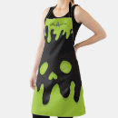 Search for black halloween aprons Creepy