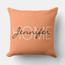 Search for tangerine pillows Plain