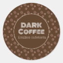 Search for roasted coffee stickers Brown