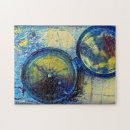 Recherche de boussole puzzles Illustration