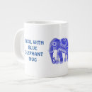 Search for blue elephant mugs Birthday