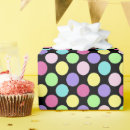 Recherche de pois multicolore papier cadeau Coloré