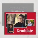 Search for grey graduation invitations Simple