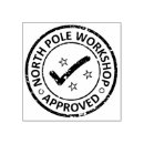 Search for santa of approval rubber stamps Xmas