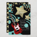 Recherche de rock star party invitations Guitare