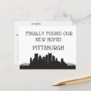 Search for change of address card postcards Relocation