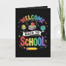 Search for welcome back to school cards First day of school