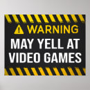 Search for video games Warning
