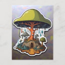 Search for gnome postcards Mushroom