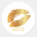 Search for lips wedding stickers Kiss