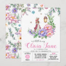 Search for little bunny birthday invitations Watercolor
