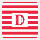 Search for stripe pattern stickers Initials