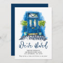 Recherche de porte bleue invitations Script