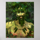 Search for green man posters Leaf