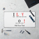 Search for love letters mousepads I love you