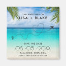 Search for aeroplane save the dates Tropical