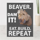 Search for funny beaver cards Animal