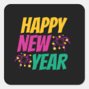 Search for new years day party stickers Happy new year