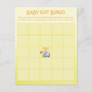 Search for baby shower bingo flyers Elephant