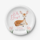 Search for deer baby shower plates Fawn