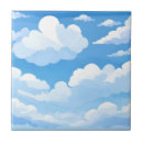 Search for blue sky with clouds tiles White