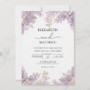 Recherche de wisteria mariage invitations Mauve