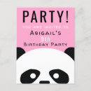 Recherche de panda mignon cartes postales Rose