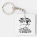Search for positive thoughts keychains For her
