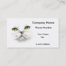 Search for pet portrait business cards Feline
