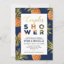 Search for tropical shower wedding invitations Pineapple