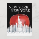 Recherche de grande pomme cartes postales Statue de liberté