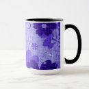 Search for blue purple flowers mugs Girly