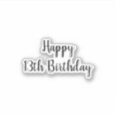 Recherche de anniversaire de 13 ans autocollants Pour