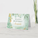 Recherche de peint à la main vœux cartes Pour elle