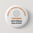Search for volleyball buttons Orange