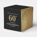 Search for 60th birthday favour boxes Black