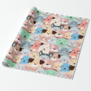 Recherche de petit chien papier cadeau Coloré
