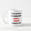 Search for maid of honour mugs Bridesmaid