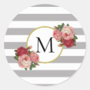 Search for retro monogram stickers Stripes