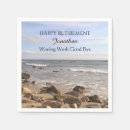 Search for happy retirement napkins Celebration