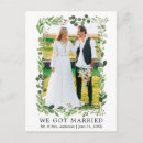 Search for elopement announcement postcards We got married