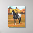 Search for black horse canvas prints Equestrian