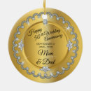Recherche de 50th wedding anniversary ornaments Couple