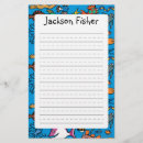 Search for ocean stationary stationery paper Fish