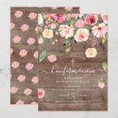 Search for rustic confirmation invitations Watercolor
