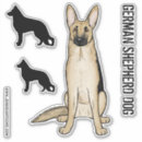 Search for cartoon german shepherd stickers Gsd