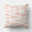 Recherche de corail et blanc coussins Rose