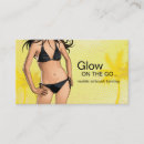 Search for mobile spray tan business cards Salon