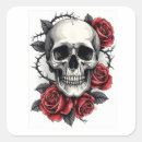 Search for floral skull stickers Dark